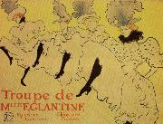 Miss Eglantine's Troupe Henri  Toulouse-Lautrec